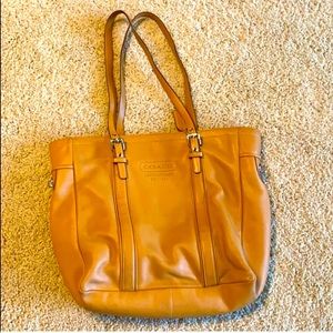 Tan Coach Tote Bag- Authentic